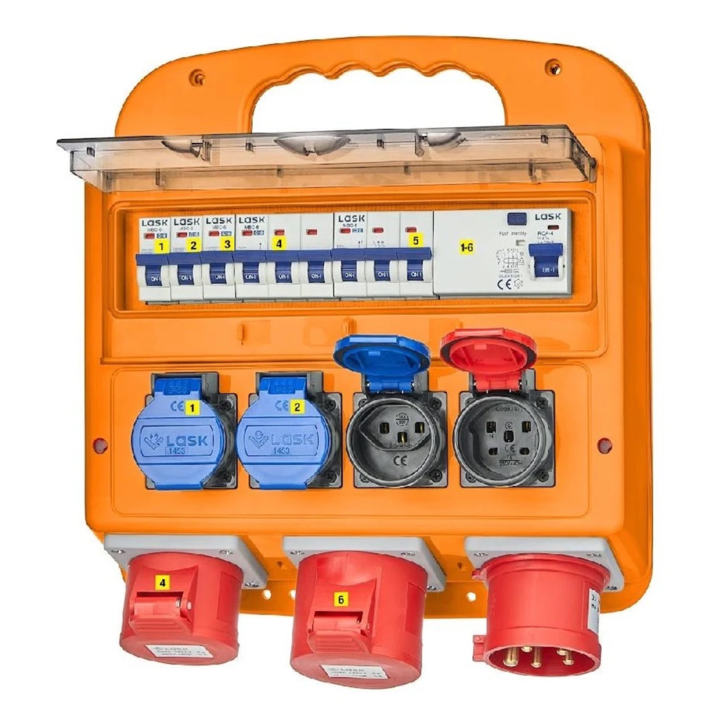 Stromverteiler 16A - 4 Steckdosen