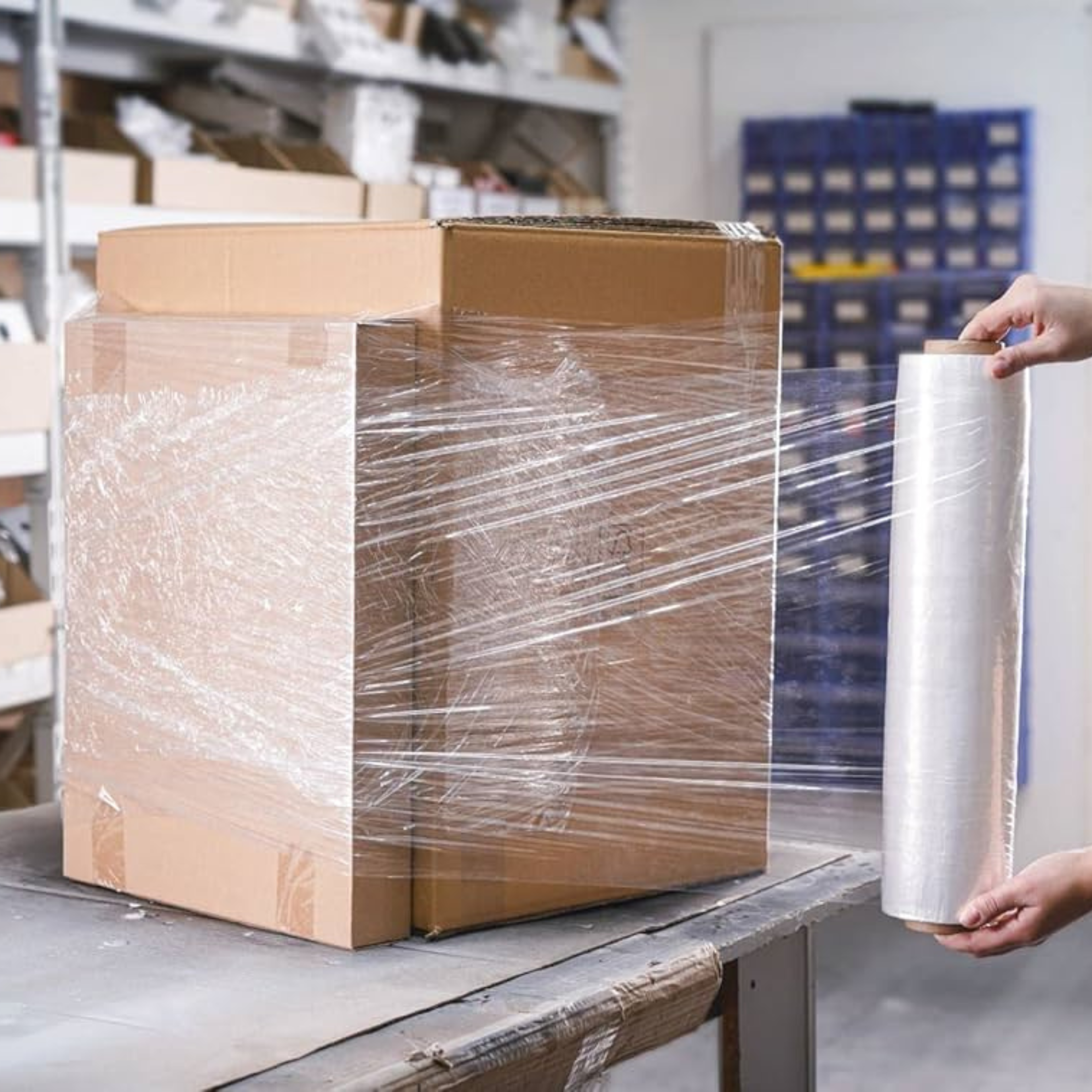 Stretchfolie Weiss 23μ