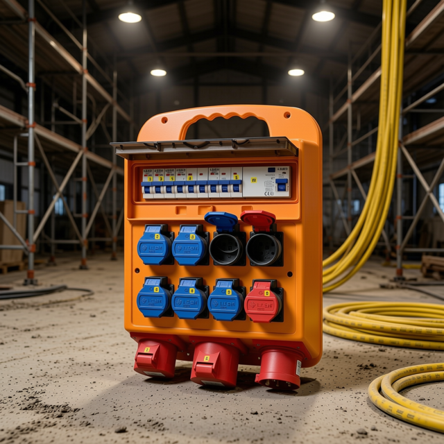 Stromverteiler 32A – 8 Steckdosen